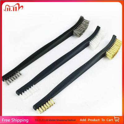 Universal Gun Hunting Cleaning Kit Steel Wire Brush Nylon Pick Set Tactical Rifle Pistol Gun Hunting Cleaning Tool Accessories