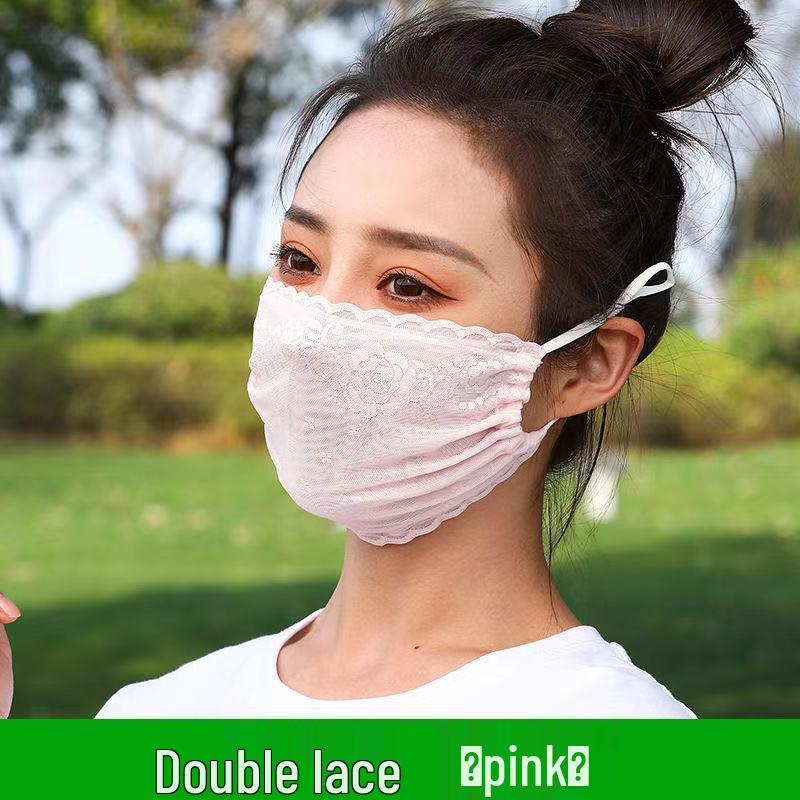 Women's Breathable Summer Mesh Sun Protection Face Mask