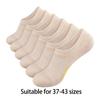 6 Pairs Invisible Trainer Socks for Women Men Breathable Ankle Length Low Cut Sneaker Boat Socks with Antislip Feature