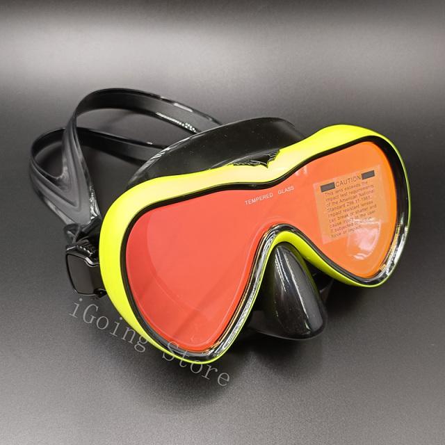 Professional Scuba Diving Mask and Snorkels Anti-Fog Goggles Glasses Diving Swimming Easy Breath Tube Swimming Equipment Best