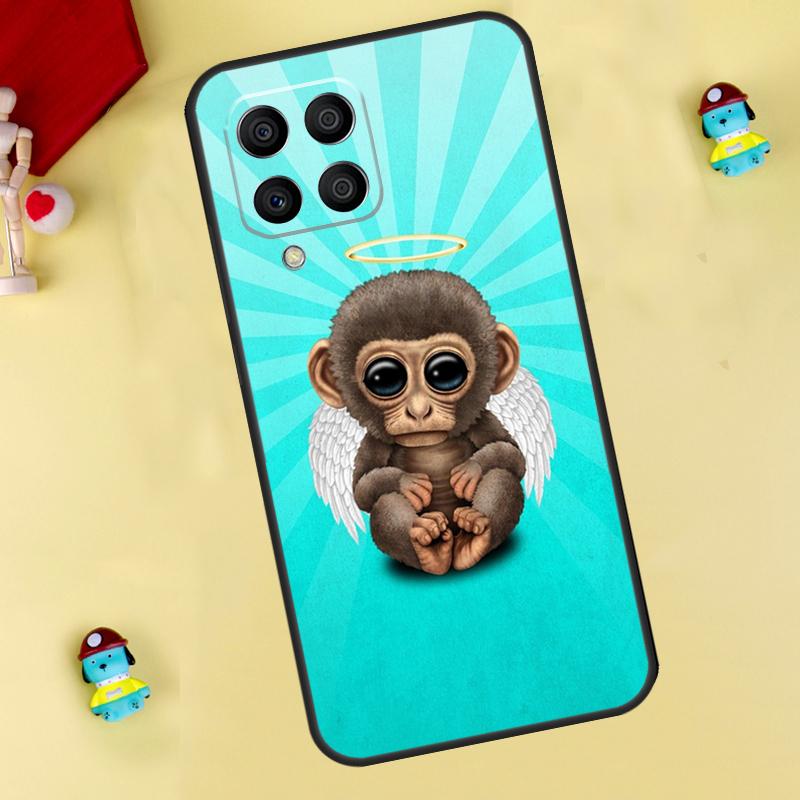 Monkey Gorilla Ape Baby Case For Samsung Galaxy M33 M15 M55 M31 M13 M12 M14 M06 M16 M36 M56 M53 M32 M52 M35 M34 M54