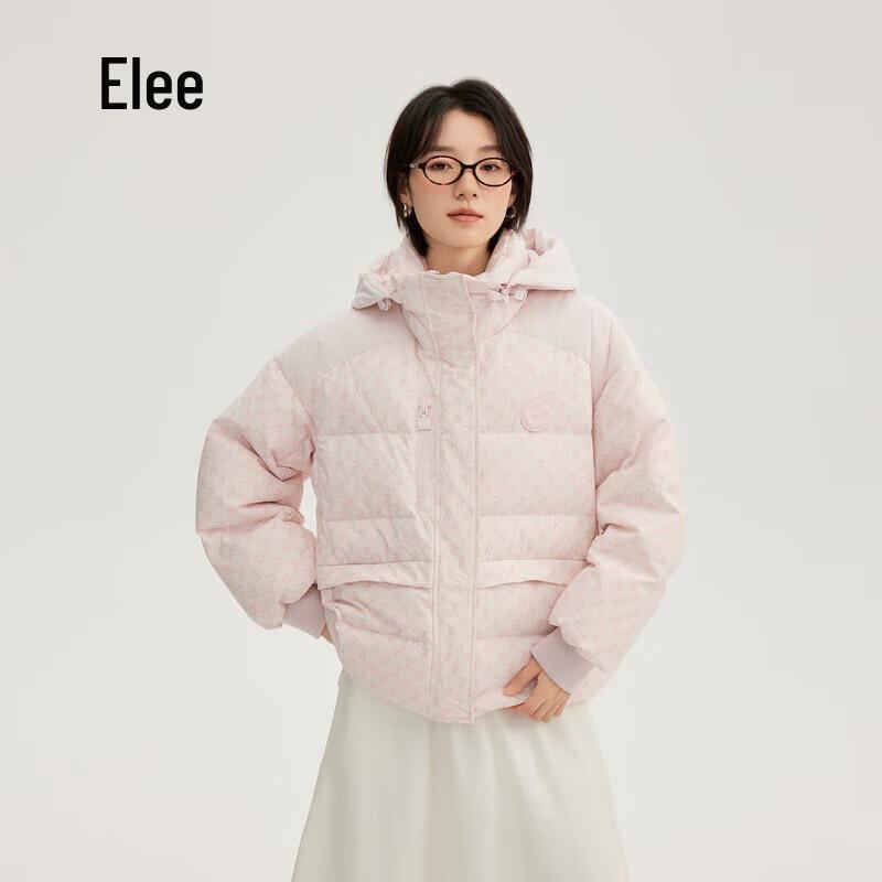 Aileiyi Fashion Spliced Short Down Jacket