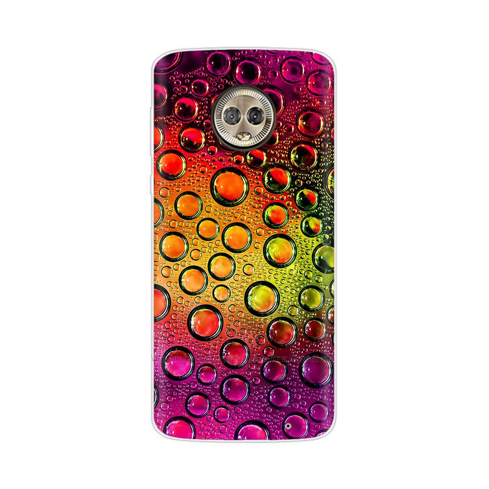 For Moto G6 Play Case TPU Soft Paint Animal Silicone Clear Cover for Motorola Moto G6 Play Plus G6Play Cases Protective Shell