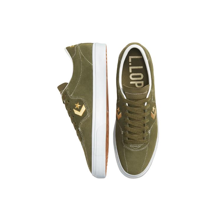 Louie Lopez Pro Converse Low 'Dark Moss' 168669C