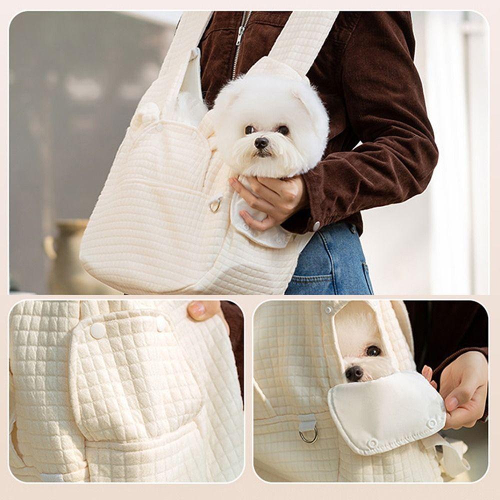 Portable Pet Front Dog Bag Creative Dog Front Carrier Pet Backpack Carrier  Pet Supplies