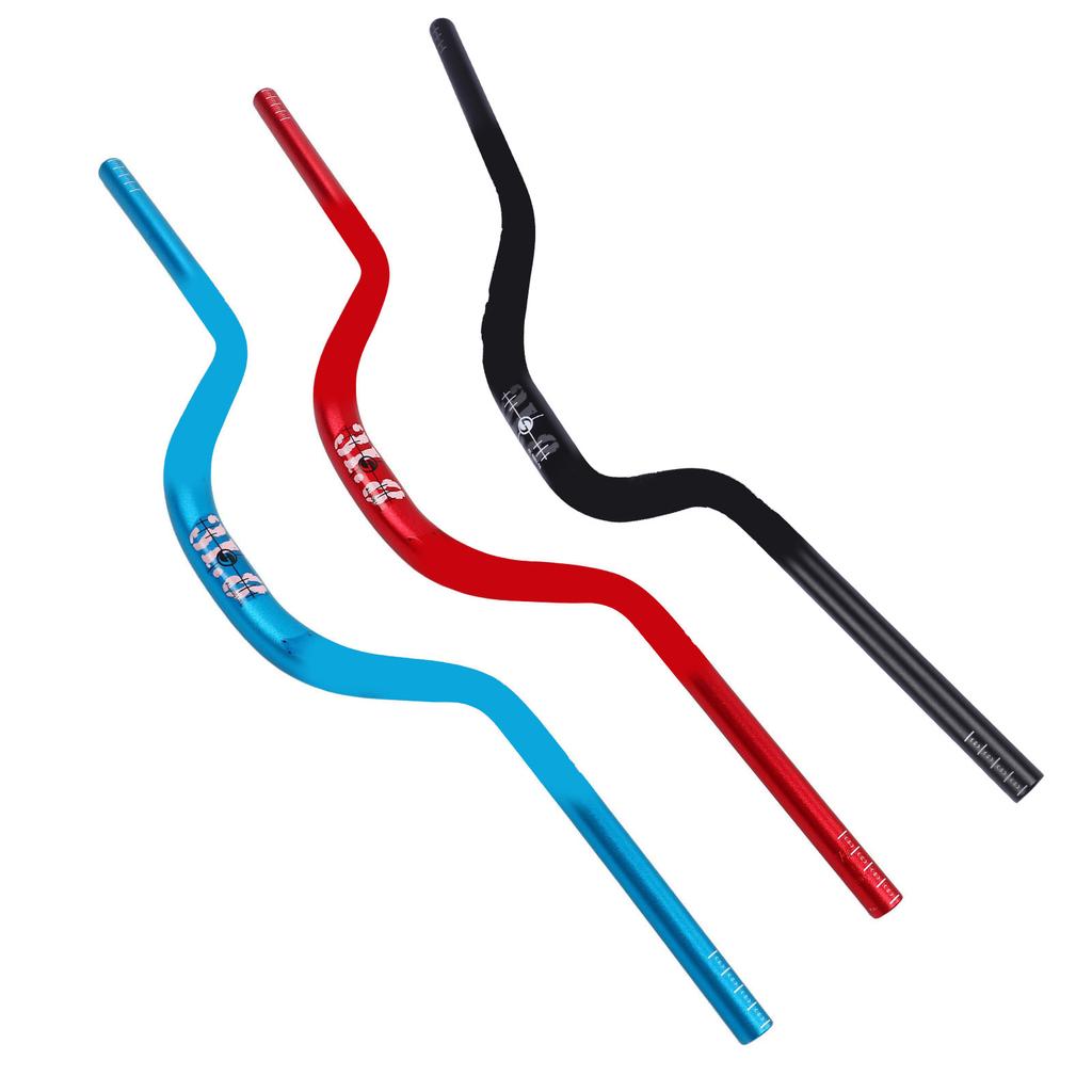 Riser Handlebar 31.8mm Riser Handlebar Riser Handlebar Replacement Aluminum Alloy for Mountain Road Bikes Fit 31.8mm Stem 780mm