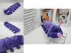 Luxurious 37cm Poppy Playtime Caterpillar Plush Toy Huggy Wuggy Purple Doll