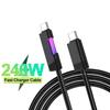 240W USB C To Type C To USBC Cable For iPhone 15 16 17 series PD Fast Charging USB C Data Cord For Xiaomi OPPO Samsung