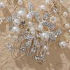 Handmade Pearl and Rhinestone Bridal Hair Comb - European & American Styles