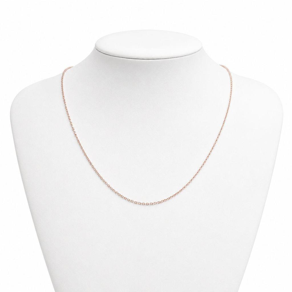 Used [Gift available] Pandora PANDORA Necklace Classic Cable Chain Necklace Sterling Silver Rose Gold Women's Fashion Accessory Jewelry Popular Brand