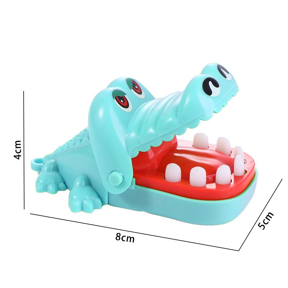 Alligator With Keychain Novelty Toys Mini Crocodile Mouth Crocodile Toys Bite Finger Game Gags Toy