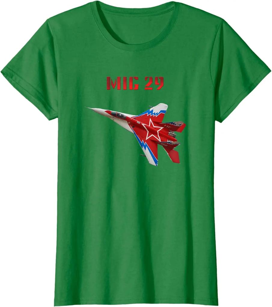 Russian Knight Aerobatics Team MIG 29 Fulcrum Jet Fighter TShirt Summer Cotton ONeck Short Sleeve Mens T Shirt New S3XL