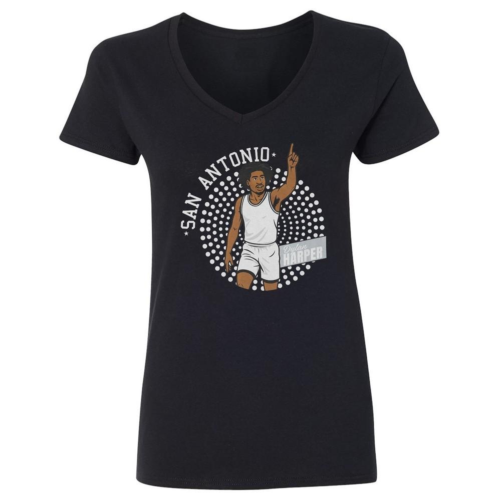 

San Antonio Dylan Harper Tribute - Bball Fans Ladies V-Neck Tshirt Unisex T-Shirt XXXXL