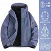 Men Women 3-in-1 Waterproof Windproof Hiking Jacket With Removable Insulated Liner Outdoor Raincoat Trekking Camping Cycling