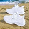 Flyknit Fashionable Casual Anti Slip Running Sports Shoes for Women, Korean Version, Trendy Soft Soled Women's Shoes for Summer