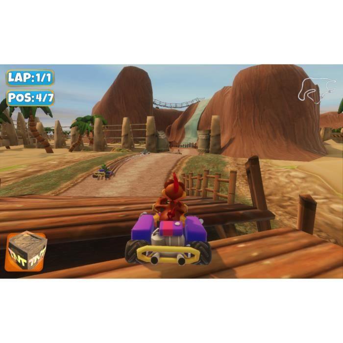 Course - Nintendo SWITCH - Moorhuhn Crazy Chicken Kart 2 - 6 concurrents - Standard - Jeu - Cartouche