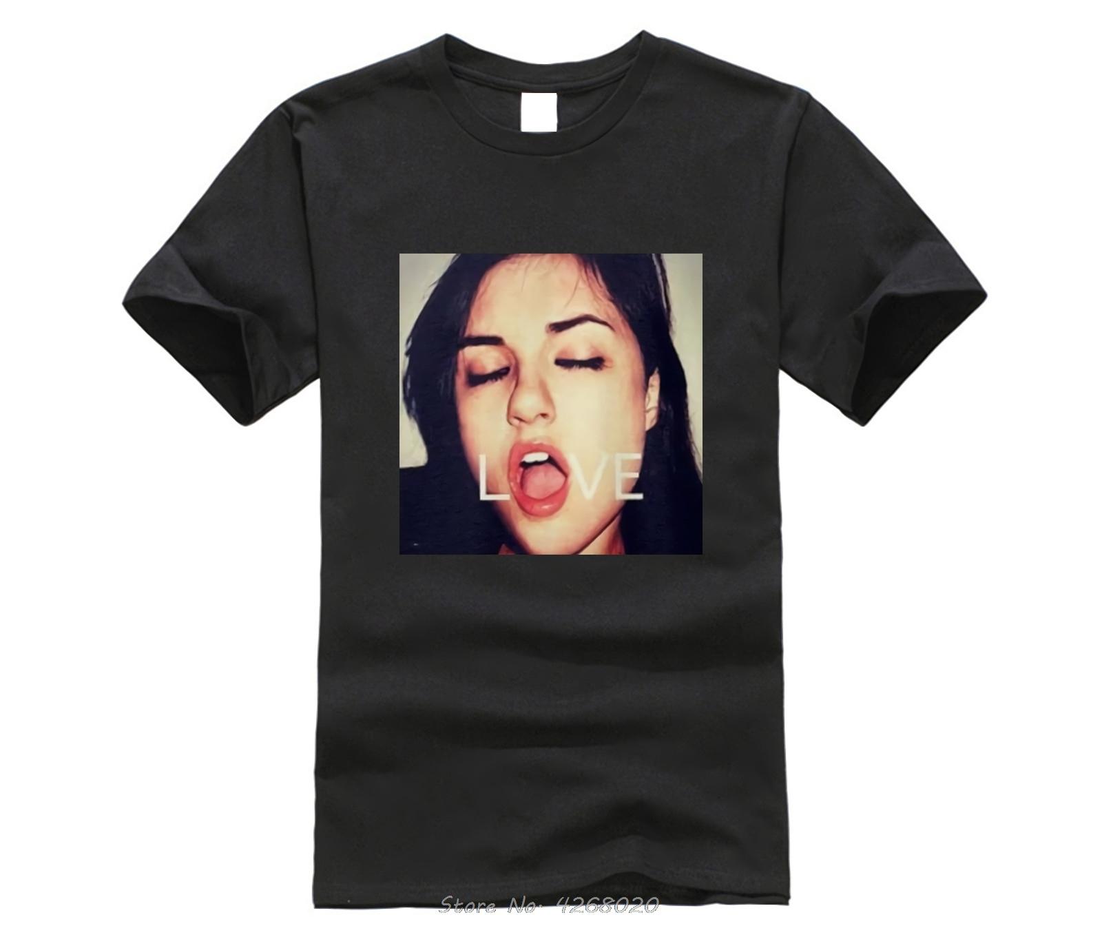 New Sasha Gray Love Black TShirt Unisex Fashion Casual TShirt Soft Cotton T Shirt Short Sleeves Tops Clothing Unisex Tees Harajuku S