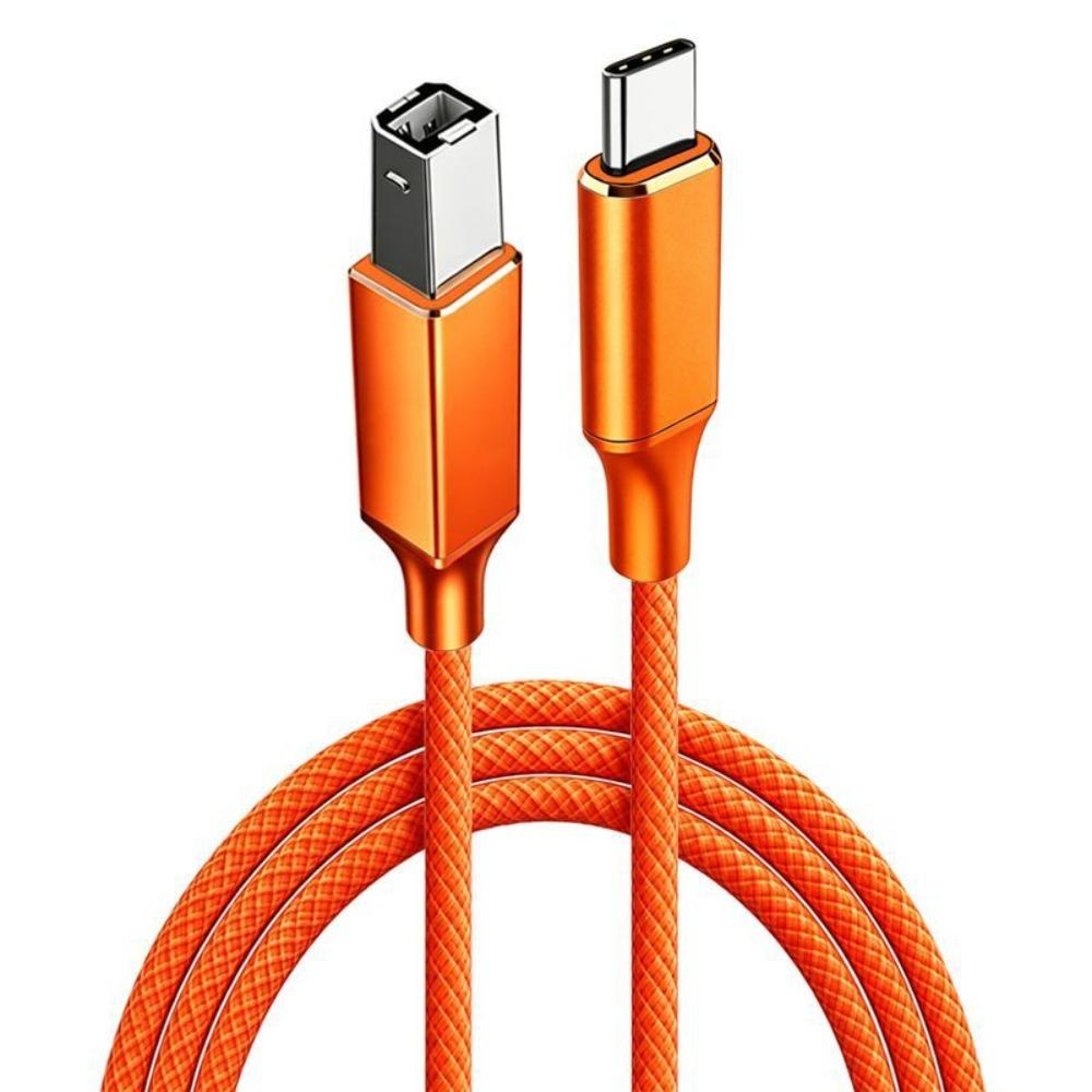 USB 2.0 USB-C Printer Cable 480Mbps Scanner Connection Cable USB-B Data Cord Fax Machine