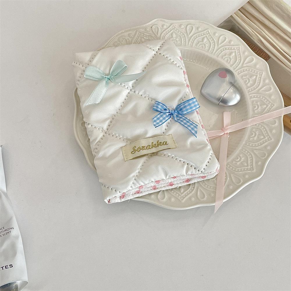 22 Sweet Bow Passport Book Card Holder Document Storage Bank Card Travel ID Card Holder