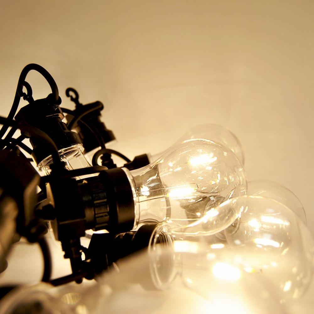 Lights Garland Lighting Garden Outdoor 10x Bulb Light Chain