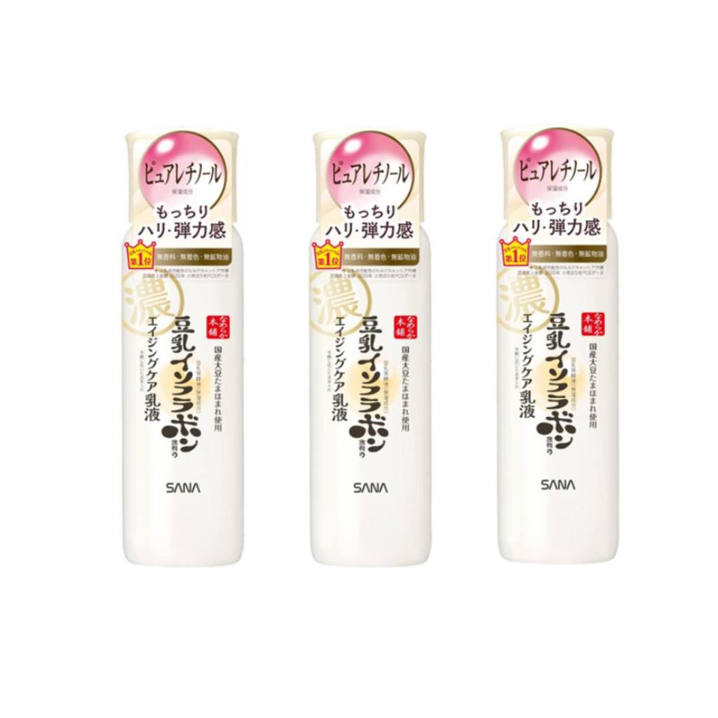 SANA Namerakahonpo Sojamilch Isoflavon Anti-Aging Falten Haut N 200ml, Emulsion N 150ml, Augencreme N 20g, Gelcreme N 100g (12 Optionen)