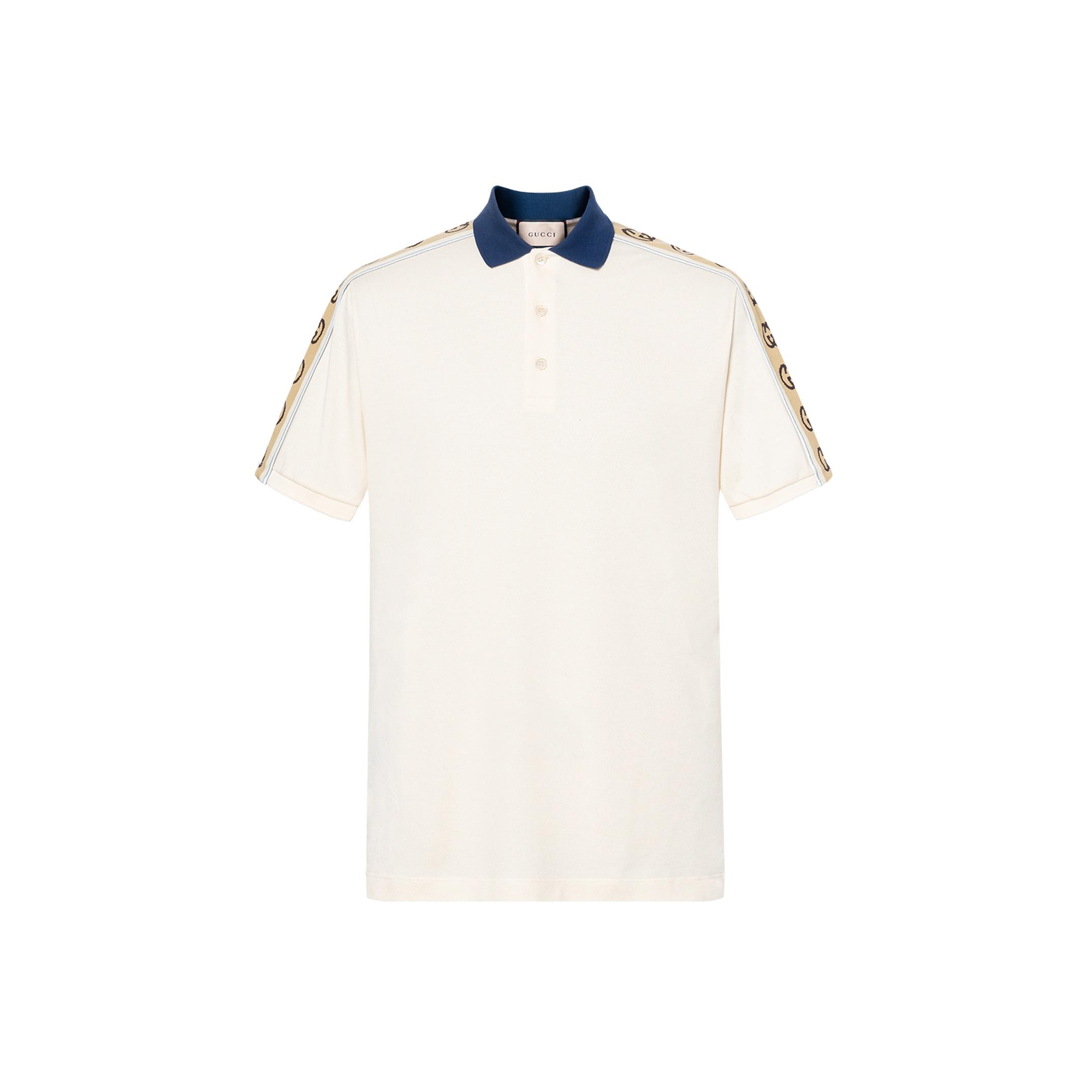 Gucci Interlocking G stripe polo shirt
