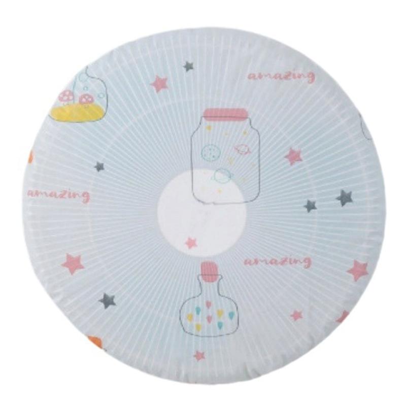 Electric Fan Covers Safety Protective Waterproof Dust Proof Round Fan Covers Antipollution AntiPinch Hand Fan Dust Covers