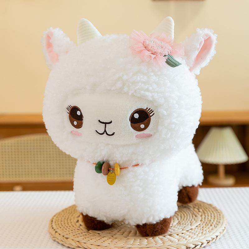 Lamb doll plush toy doll cloth doll Lele sheep wedding throwing activity souvenir