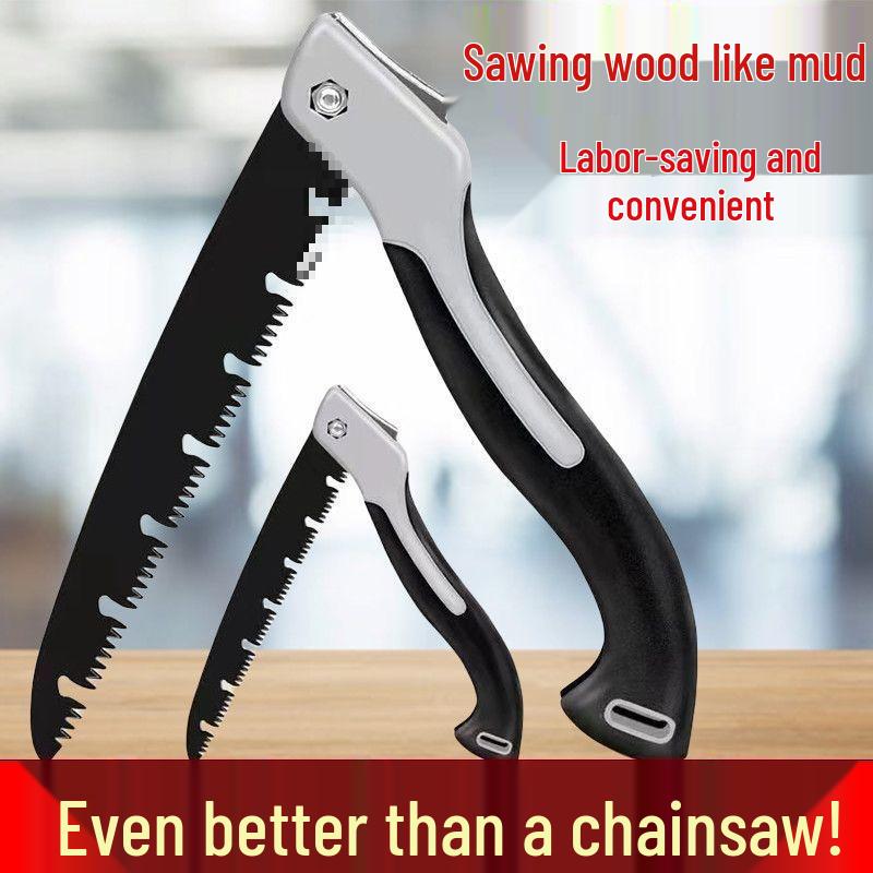 Express Garden High Manganese Steel Folding Hand Saw for Woodworking and Outdoor Use