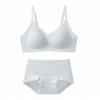 Sweet and Pure Girl Print Lace Edge Pure Cotton Underwear Women's No Steel Ring Anti-sagging Small Chest Gathering Thin Bra
