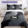Set Lenzuola Stampato Derby County Football 3 Pezzi, Confortevole Set Copripiumino per Camera da Letto Amico della Pelle