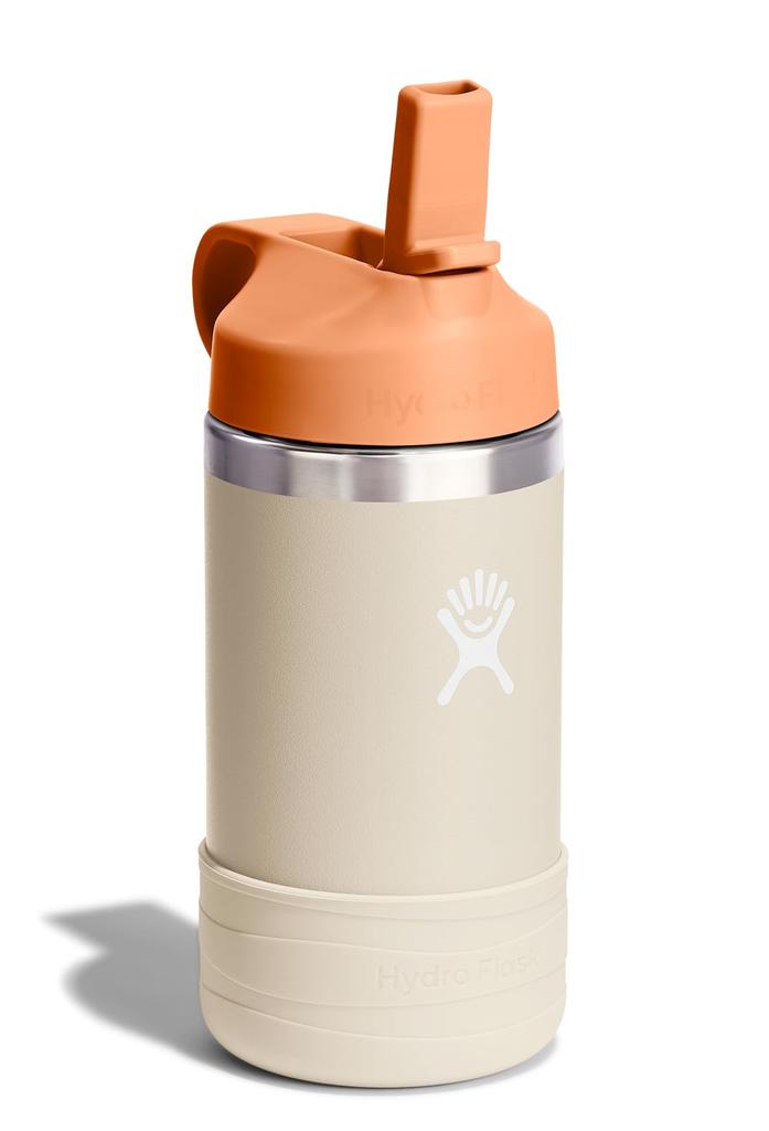 Kids Wide Mouth Stainless Steel Bottle, 12oz (354ml), Coconut Design, Insulated and Cold Water Bottle (Official Japanese Product)