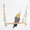 Parrot swing toy stand pole stand frame bird cage swing special lifting ring parrot decompression toy accessories