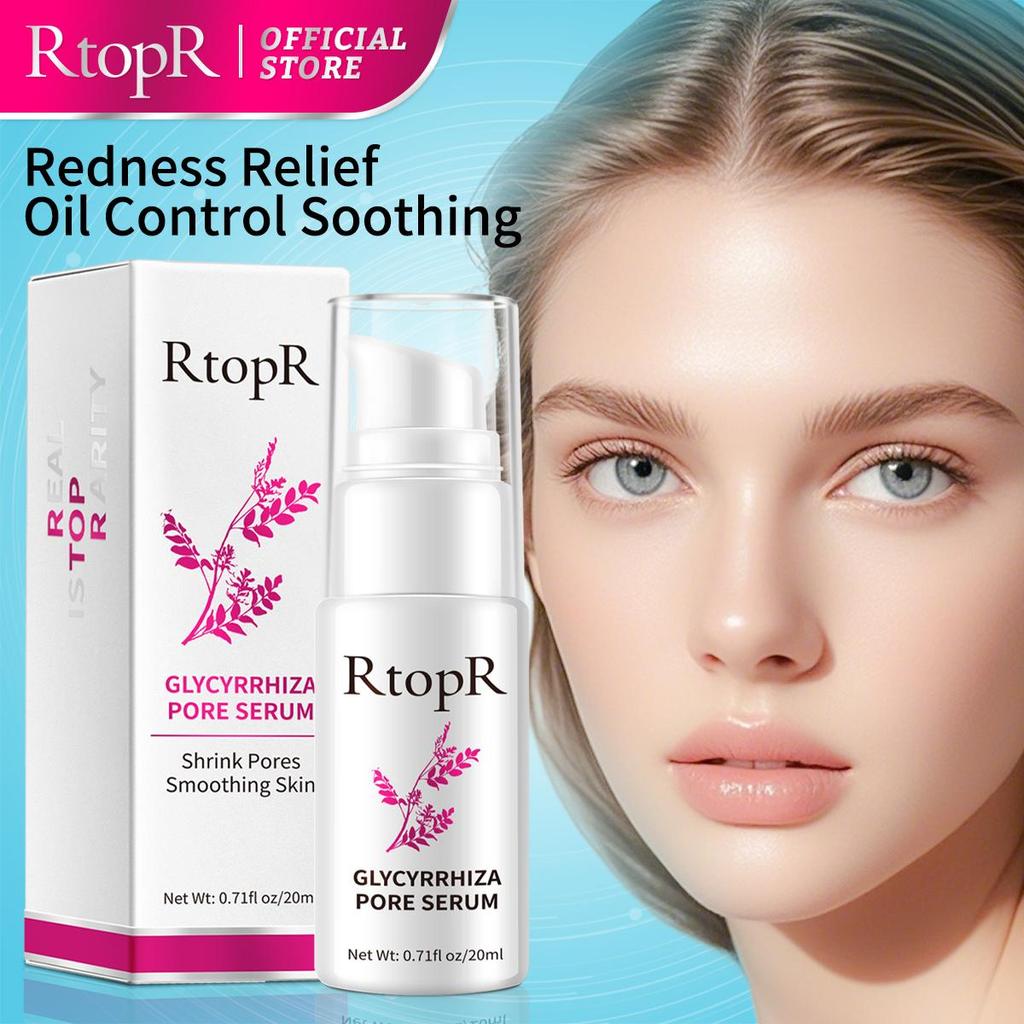 RtopR Glycyrrhiza Face Pore Repair Serum Collagen Face Anti Wrinkle Whitening Cream Oil Control Hydrating Effective Shrink Pores