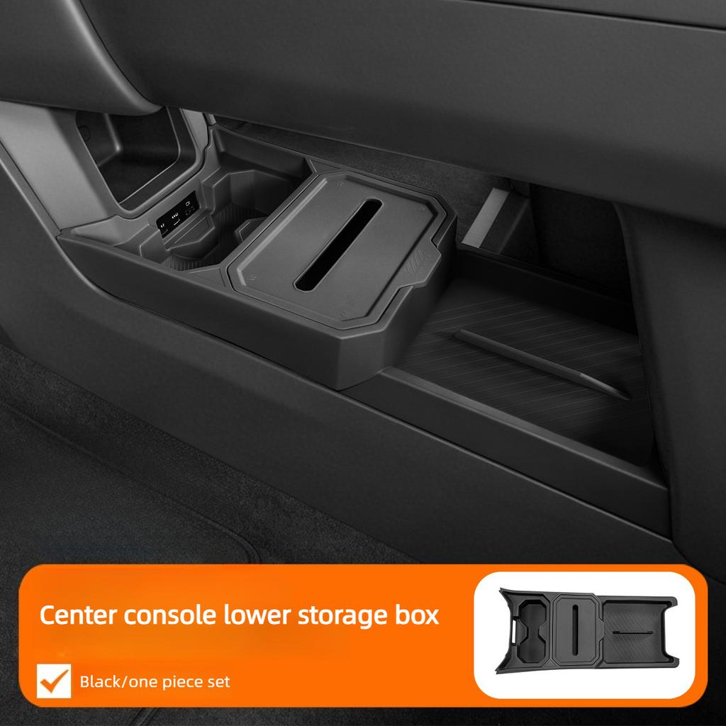 For Chery ICAUR V27 2026 Under Central Control Storage Box Tissue Box Car Interior Organizer Accessories