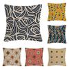 Home Decor Abstract & Geometric Patterned Pillow Covers Pattern Cushion Cover Suitable for Sofa Bedroom Car Pillow Cover