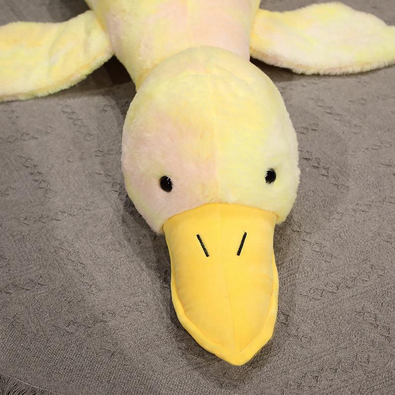 Cute Big White Goose PP Duck Plush ToySleep Pillow Cushion Soft Stuffed Animal Doll Birthday Gift for Girl55-155cm