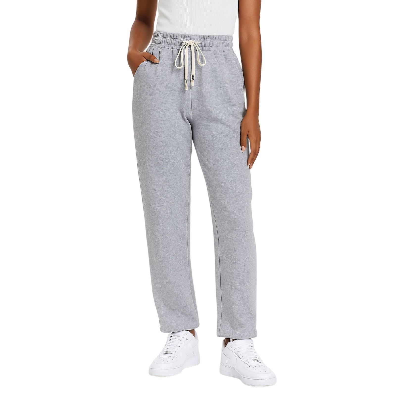 

Ladies Fashionable Color Straight Leg Pants With High Waist And Elastic Waist Casual Pants XXL