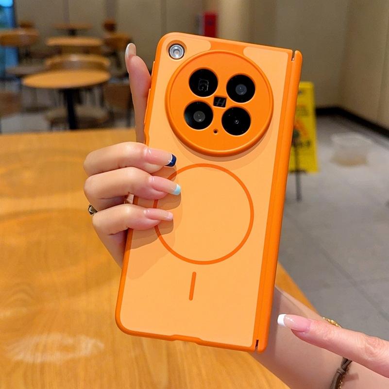 Matte Magnetic Ring Phone Case for OPPO Find N6 find N5 Hard PC Anti-Scratch Shockproof Protective Cover