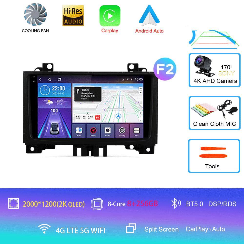 Car Radio 9" Android 14 For Mercedes Benz Sprinter For VW Crafter 2006- 2016 Android CarPlay 4G WIFI GPS Navigation No 2din DSP