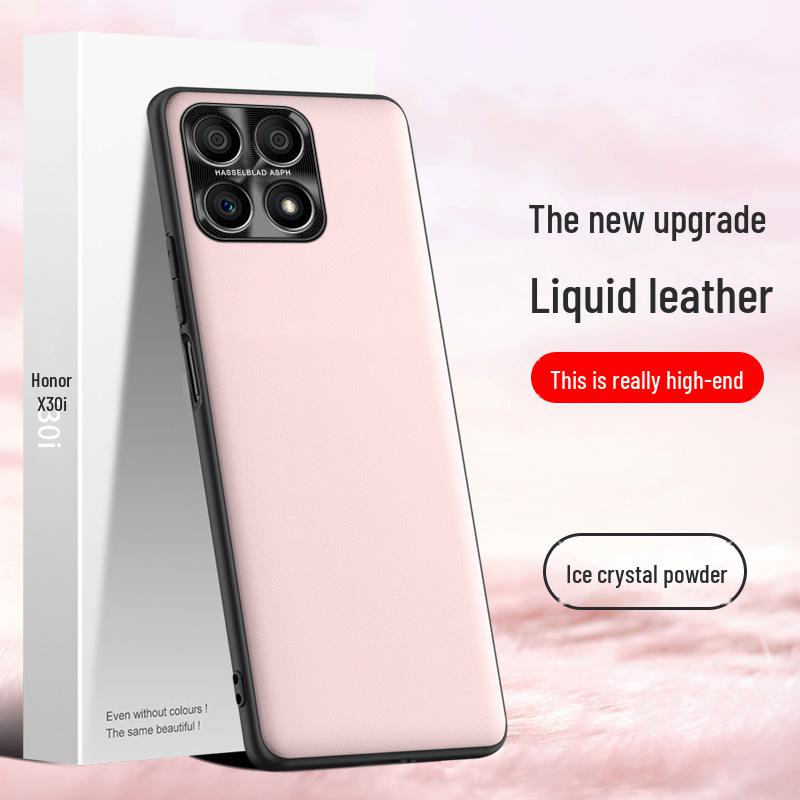 Honor X30i Mobile Phone Liquid Leather Case, Durable and Protective Against Falls and Stains. One-piece Design, Ready To Ship.