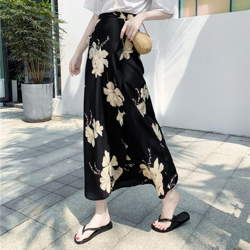 

Женское цветочное шифоновое платье миди с завязками для пляжа One Size