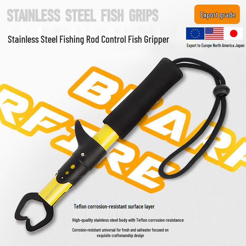 

Bear Fire Lure Fish Gripper With Scale