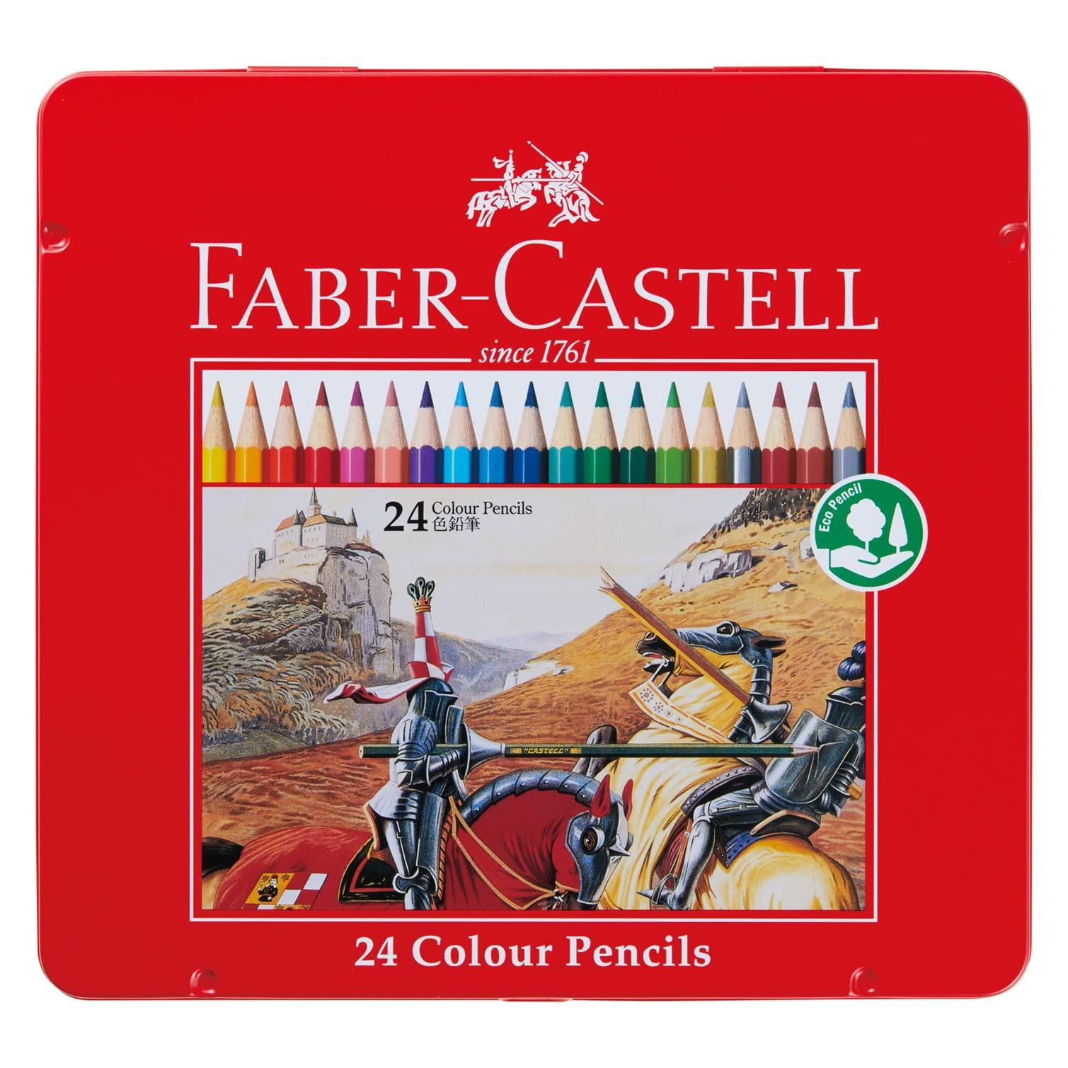

Colored 27191102 Faber-Castell Pencils, 24-Color Set,