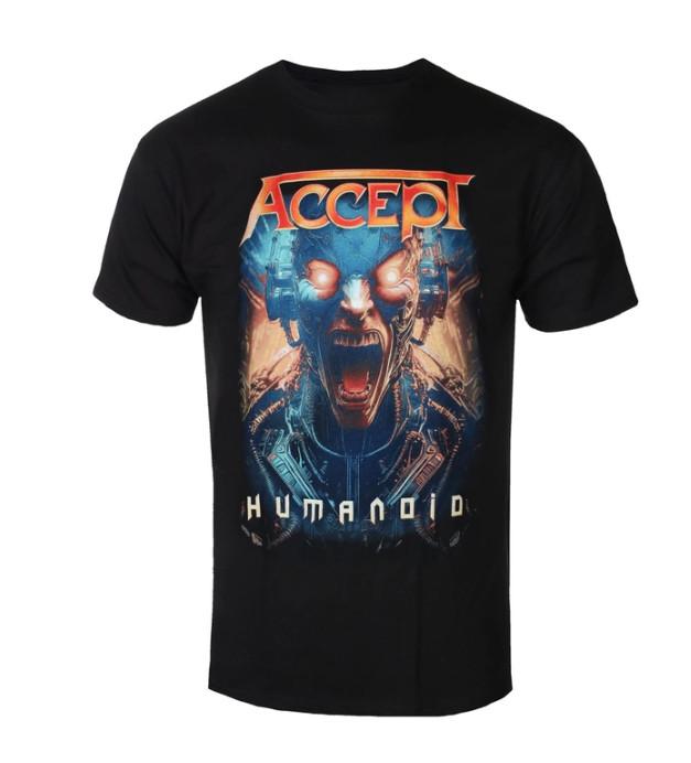ACCEPT Humanoid Men s T-Shirt Black – Official Heavy Metal Band Tee PLASTIC HEAD XXXL