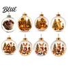 Glowing Christmas Ornaments Story Ornament Mini Holiday Scene In Ball with Warm LED 3D Acrylic Hanging Baubles Light Clear Decoration for Tree Home