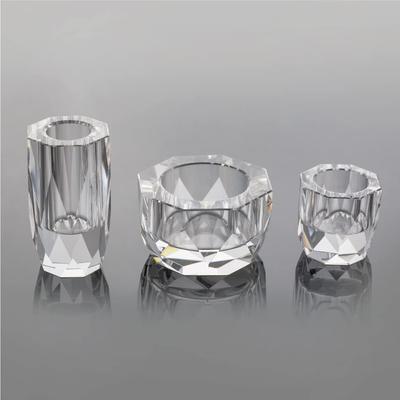 Set di arredi per altare buddista Capella 3 pezzi dimensioni cristallo trasparente arredi buddisti arredi buddisti moderni altare buddista alla moda Incenso