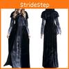 Enchanting Women's Wicked Queen Gothic Witch Costume With Elegant Long Bell Sleeves