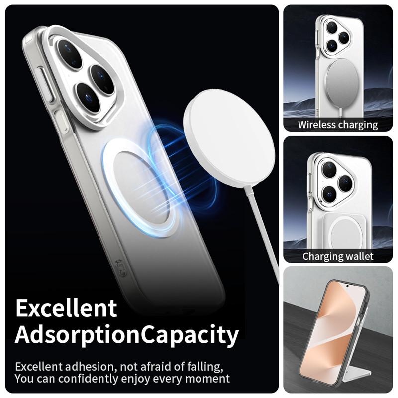 Magnetic For Huawei Pura 80 Case Magsafe Wireless Charging Cover Huawei Pura 80 Pro Plus Pura 80 Ultra Matte PC Protective Cases