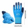 Waterproof Work Safety Gloves Wear-Resistant Thickened Thermal Gloves Rubber Anti-Slip Grip Full Finger Gloves Worker Builder